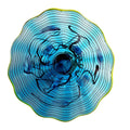 Aqua Glass Wall Plate U747