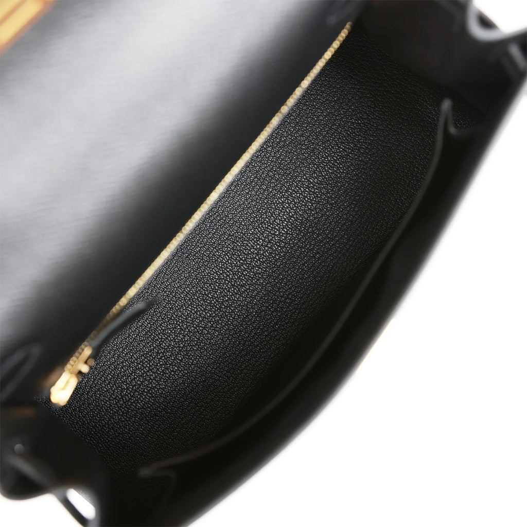 Black Leather Handbag Z545