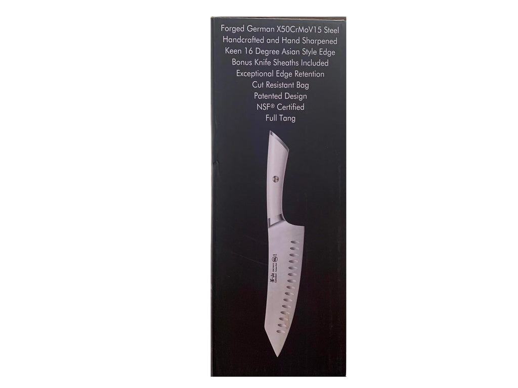 6 Pc German Steel Barbecue Knife Set with Sheath X6694