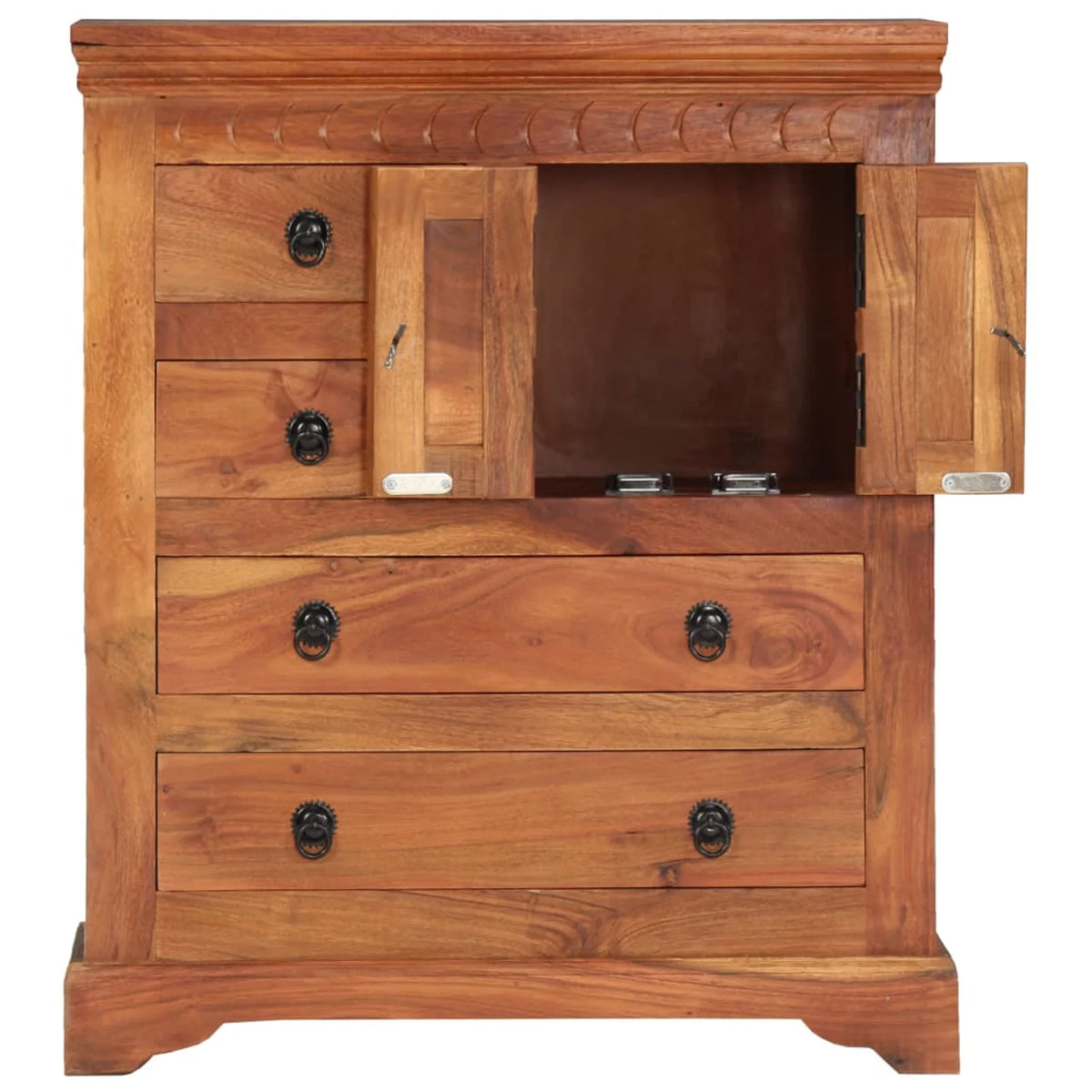 Solid Acacia Wood Sideboard W143