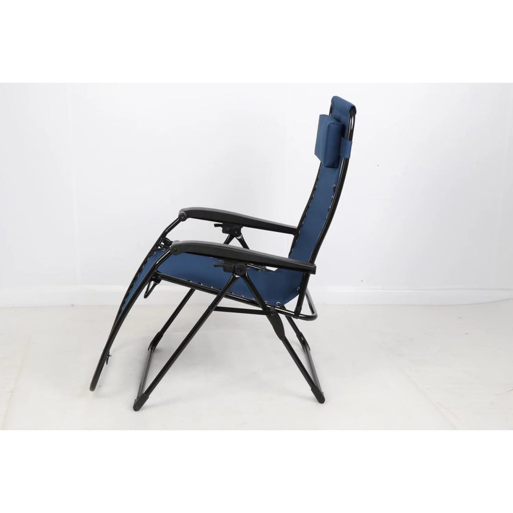 Blue Foldable Zero Gravity Lounge Chair U5909