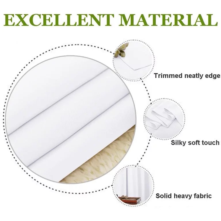 Blackout Curtain Panel Ivory 60 Inch Wide by 72 Inch Long L77572