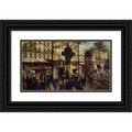 Black Ornate Wood Framed Museum Art Print Q9984