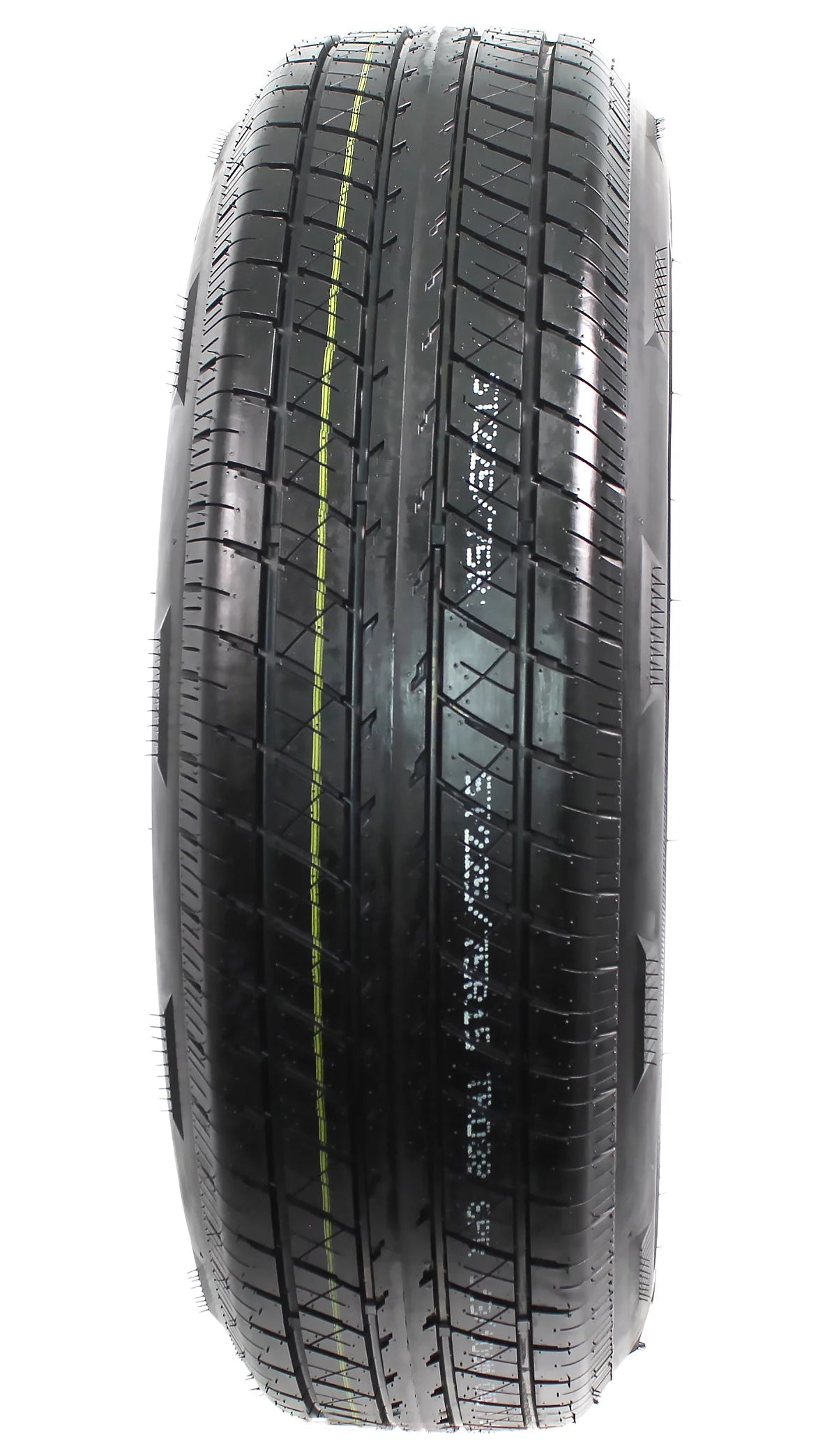 ST225/75R15 15 D 6 Lug White Spoke Trailer Tire On Rim B310268