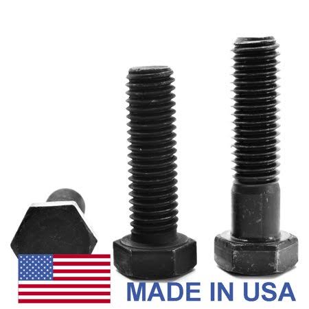 1/2 inch-13 x 5 1/2 inch Grade 8 Hex Cap Screw Alloy Steel Black Oxide Pk 100 B1643