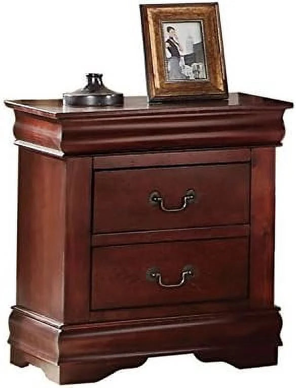2 Drawer Cherry Nightstand O385843