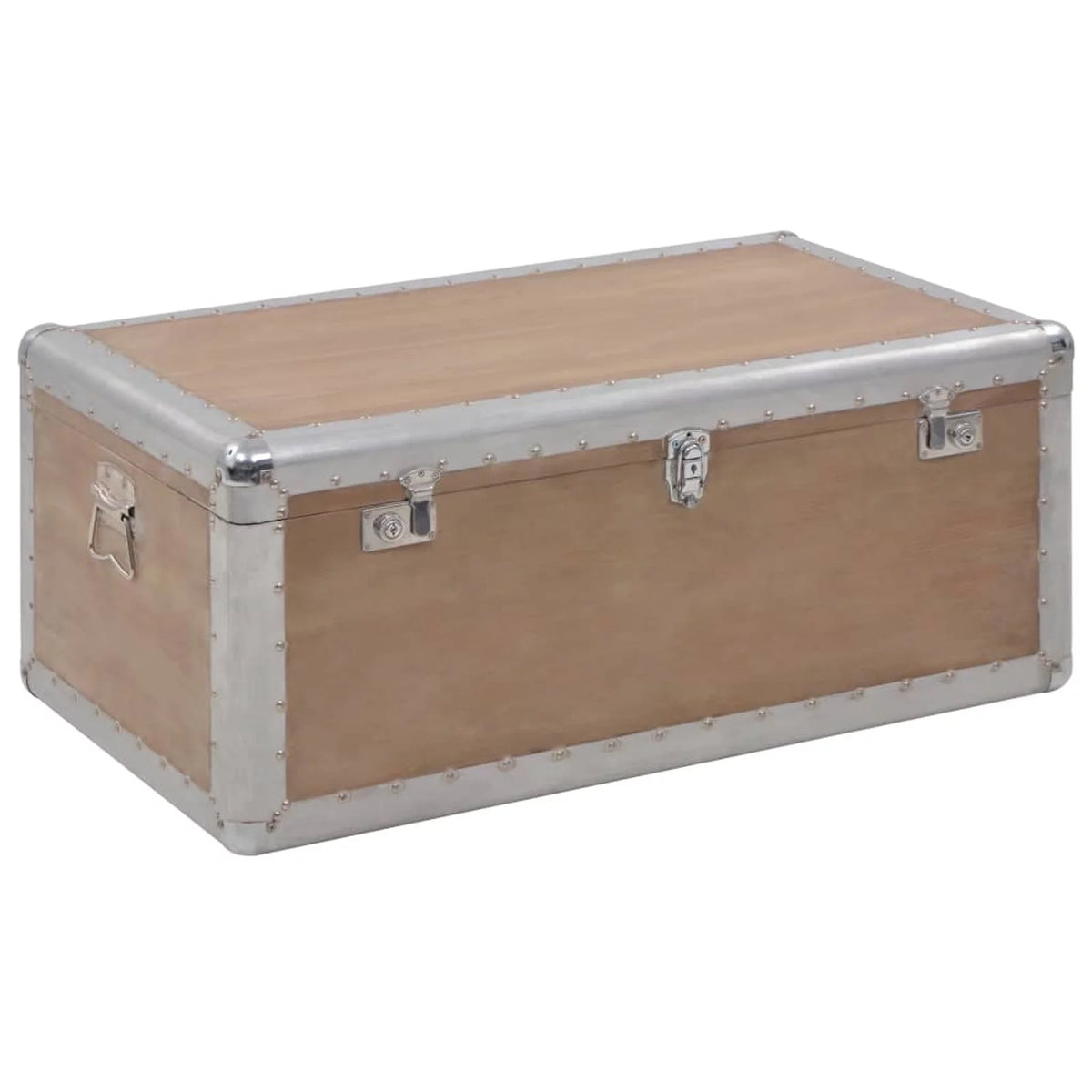 Wooden Fir Storage Chest Trunk G939365
