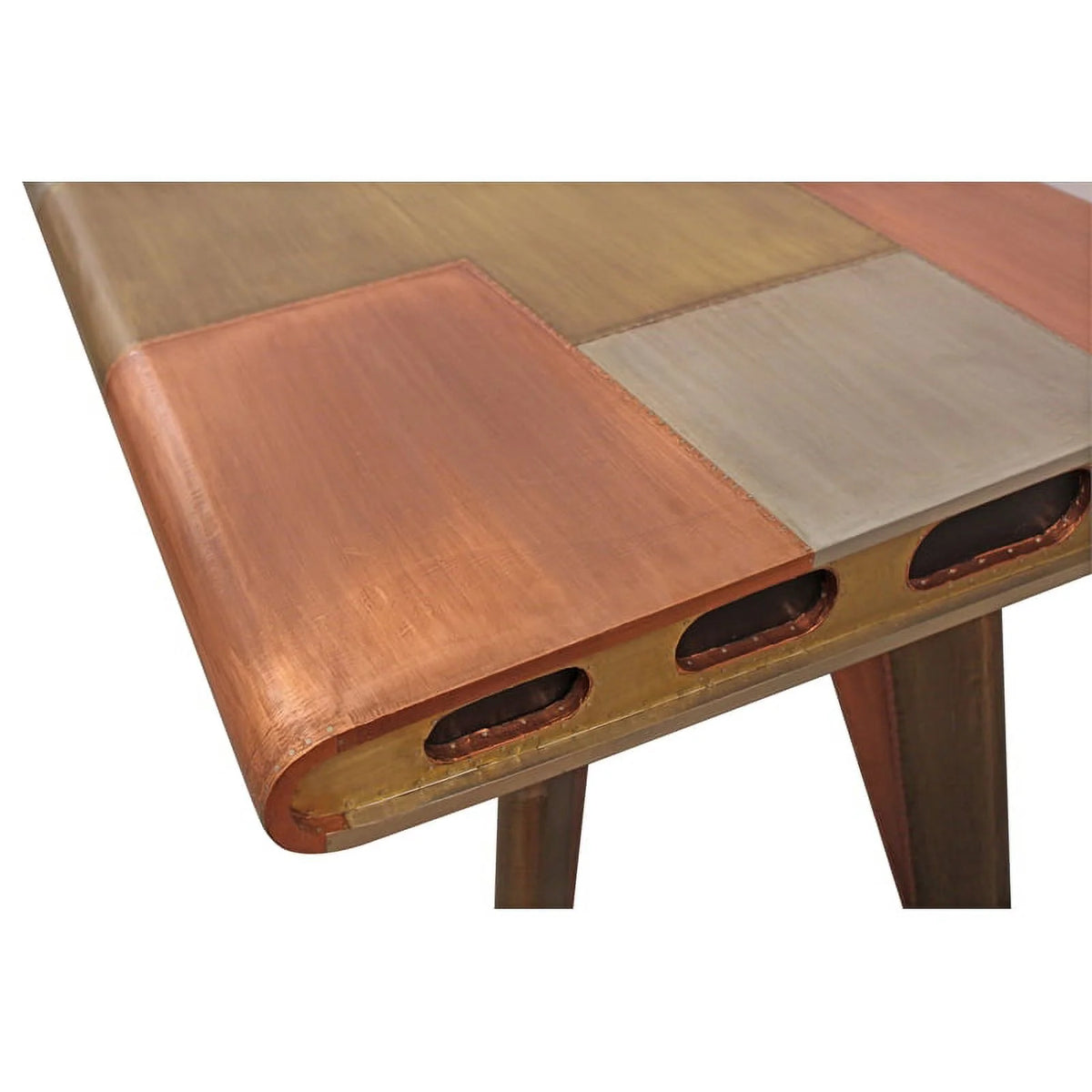Metal Cladded Writing Desk D323197