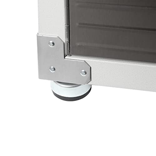 Solid Steel Lockable Metal Storage Cabinet with Adjustable Shelves, 48" W x 24" D x 72" H X185
