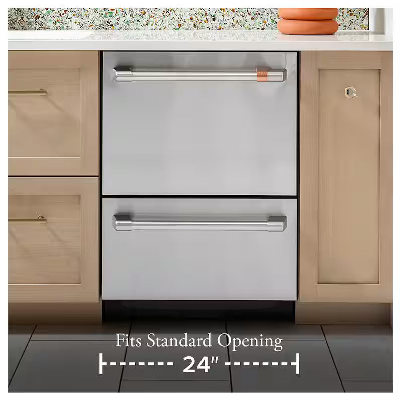 Matte White Double Drawer Dishwasher V92754