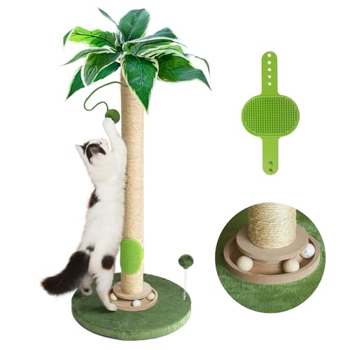 Cat Scratching Post with Cat Toy and Interactive Ball Z9973