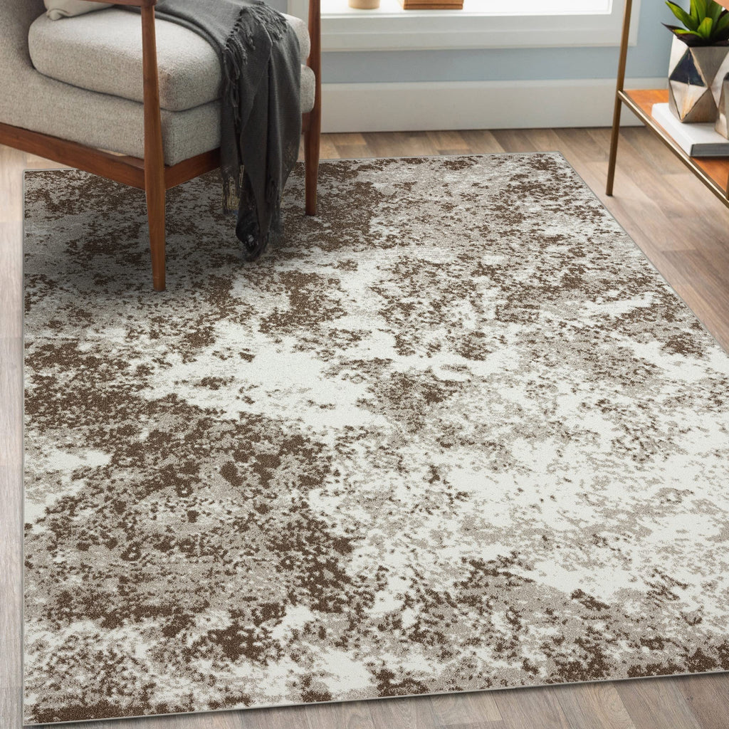 Brown Coastal Area Rug S65024