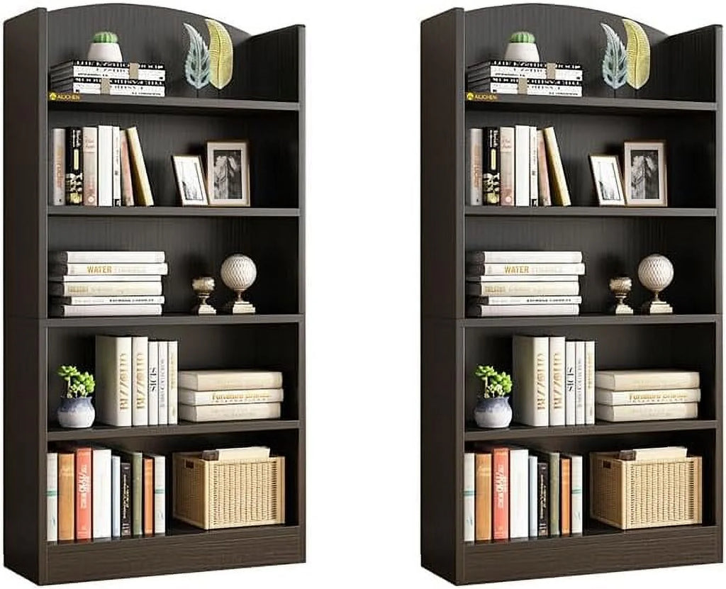 Wood 5 Tier Bookshelf H82260