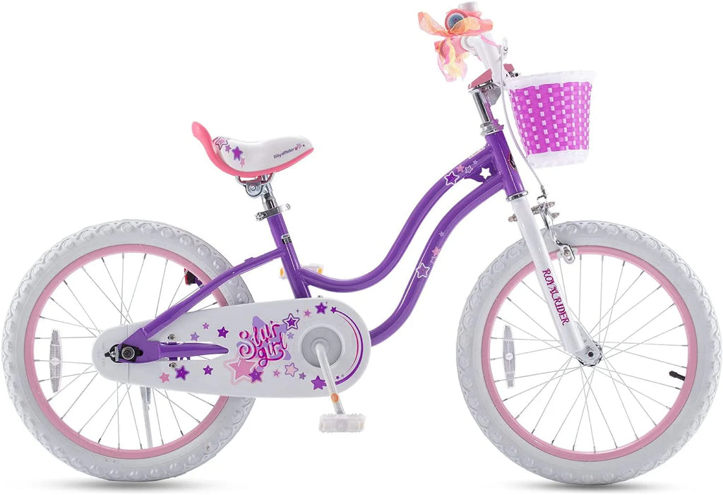 Blue 18 In. Kids Bike with Basket and Kickstand N6912