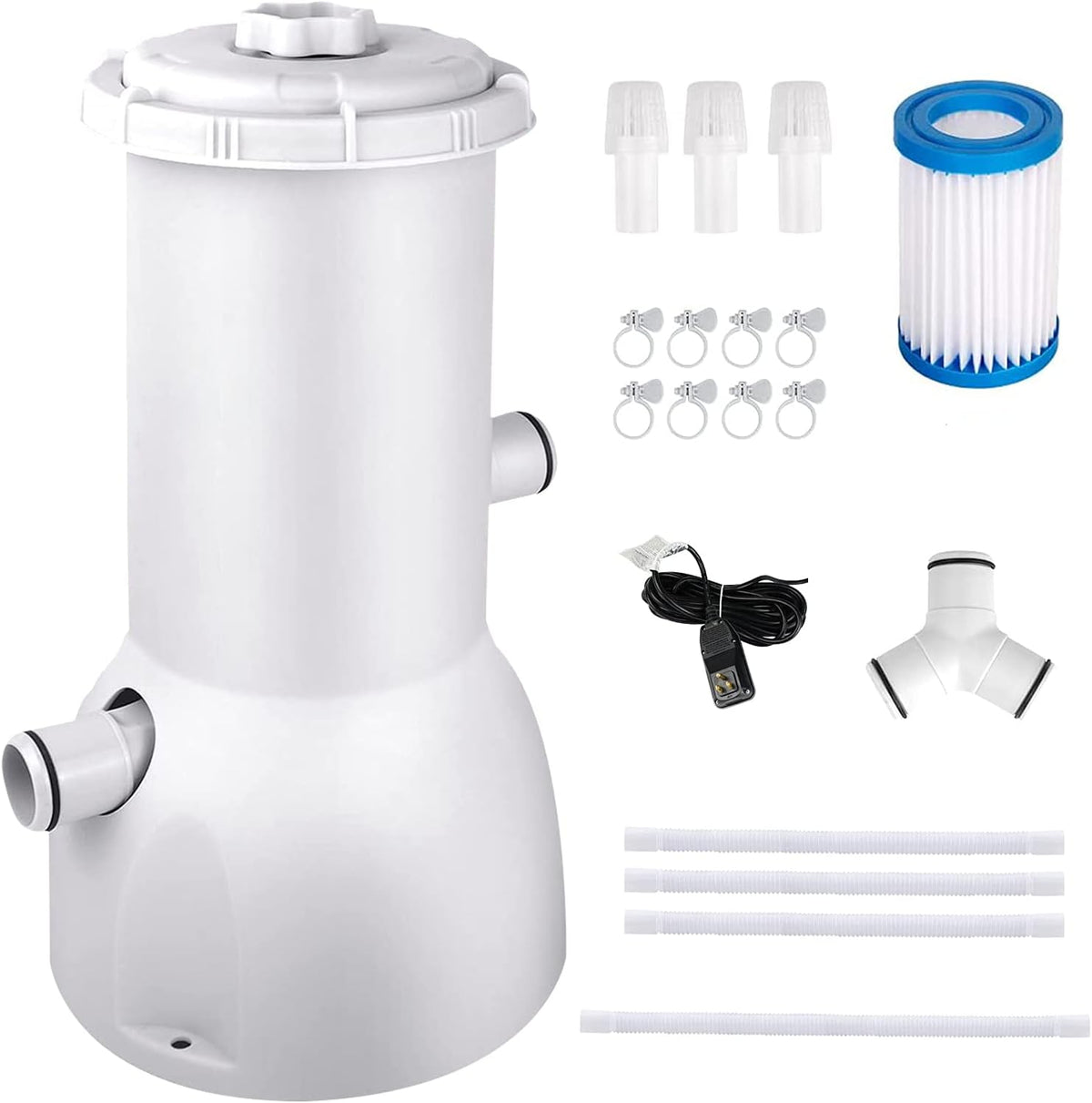 1000 GPH Above Ground Pool Filter Pump with Cartridge S470272