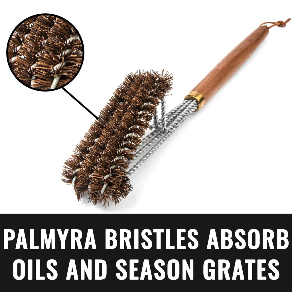 Palmyra Grill Brush with Wooden Handle C911688