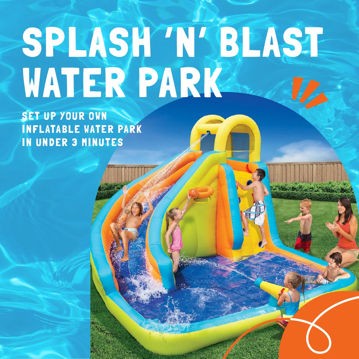 Inflatable Water Slide Splash Park C990