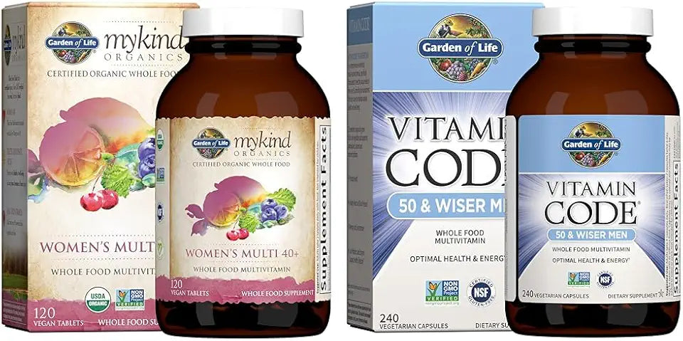 120 Tablets & 240 Capsules Vegetarian Multivitamin S6683