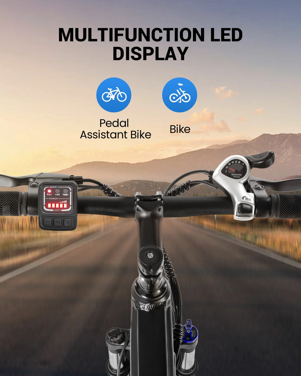 350W 26 Electric Mountain Bike with Removable Battery L28226
