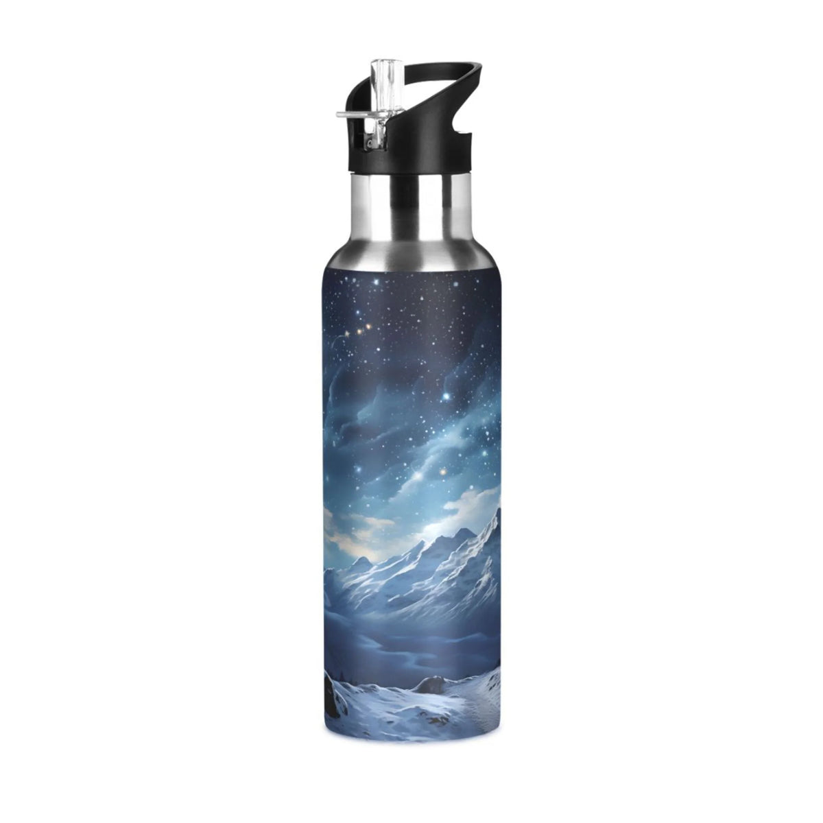 Stainless Steel Insulated Water Bottle with Straw Lid D69364