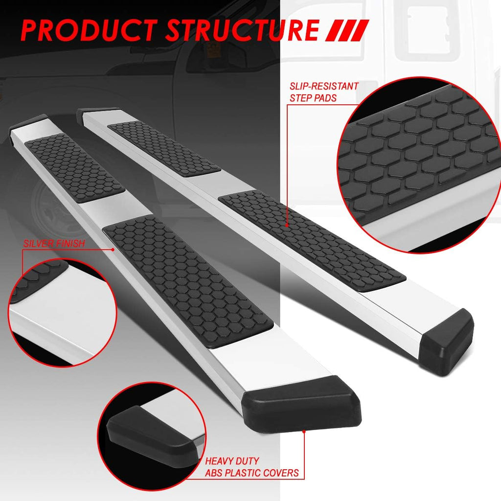 5.5 Inches Stainless Steel Polished Chrome Side Step Bar Running Boards N5856