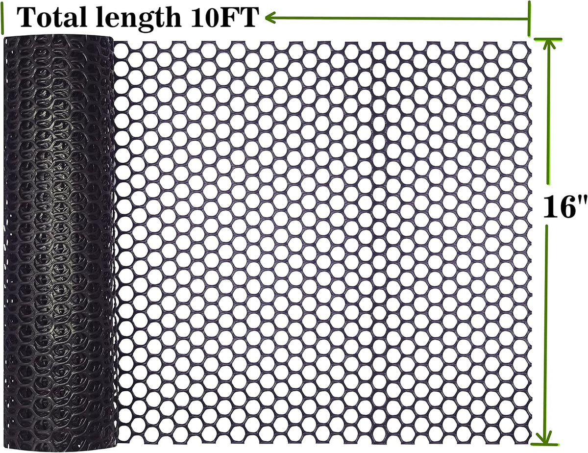 Plastic Chicken Wire Fence Mesh 16”x10FT Pack of 2 B88516