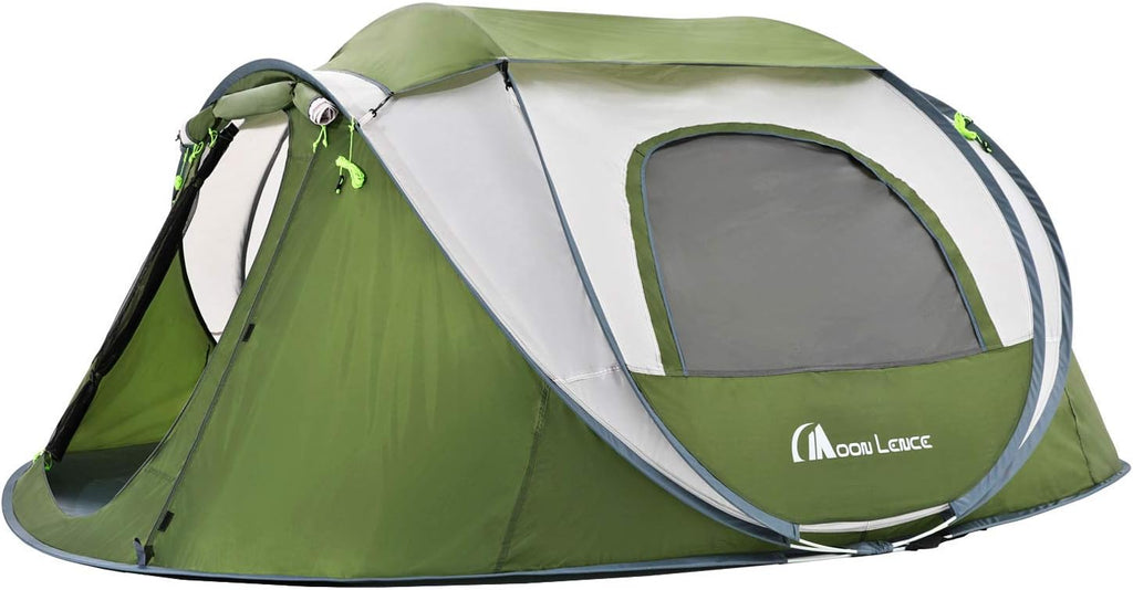 4 Person Waterproof Pop up Camping Tent with 2 Doors M64204