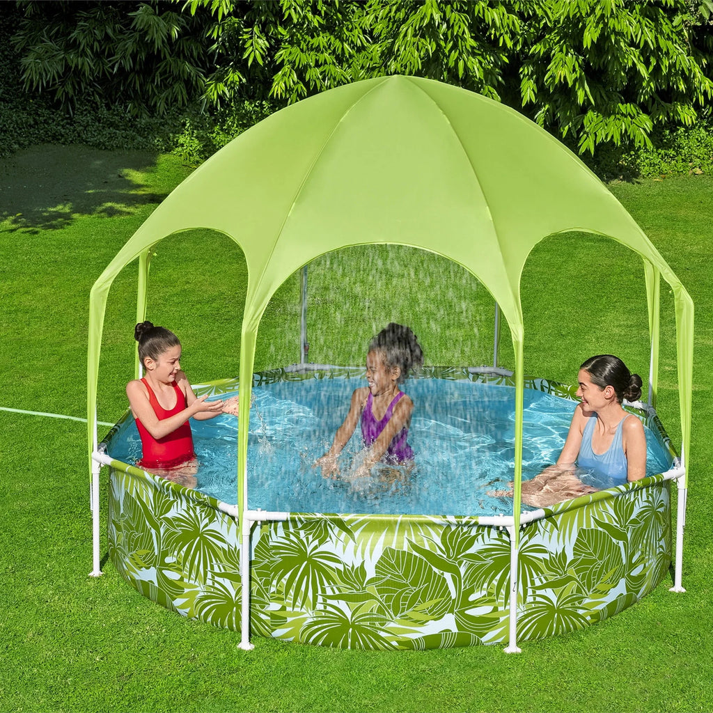 8' x 20 Play Pool with UV Safe Shade Cover Q96402