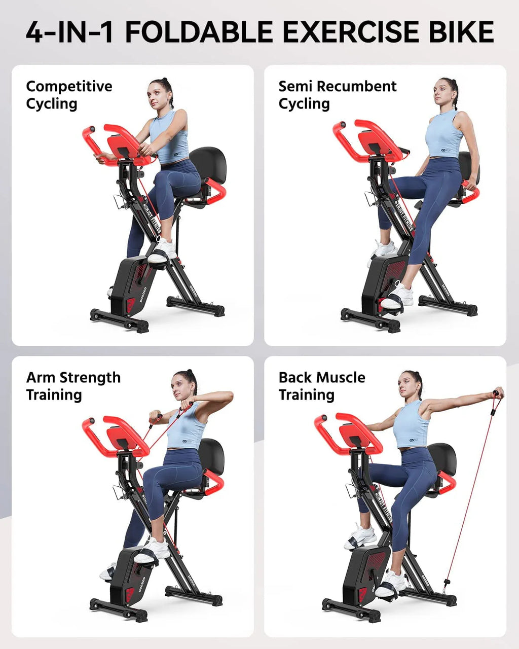 Foldable Magnetic Exercise Bike H40608