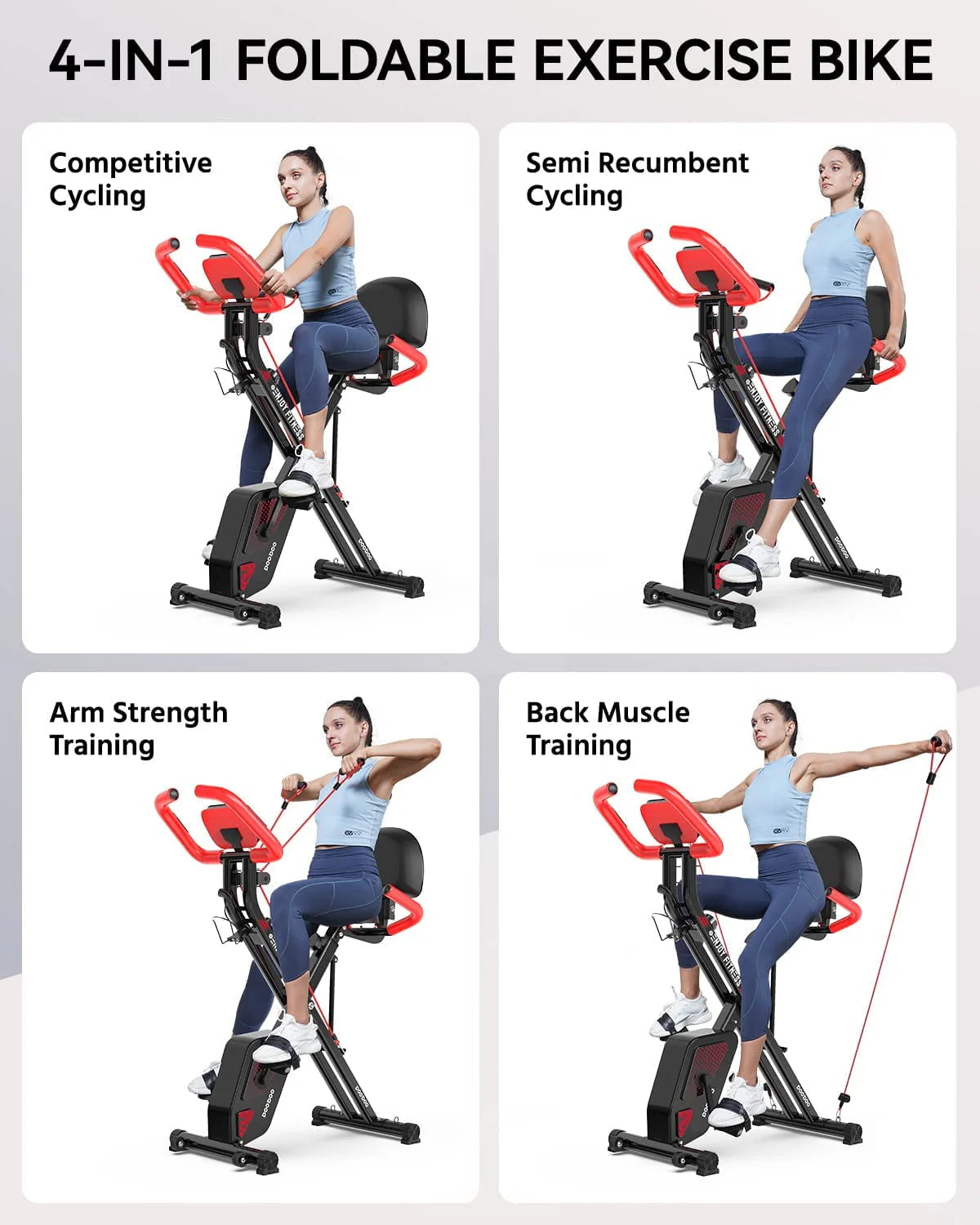 Foldable Magnetic Exercise Bike H40608