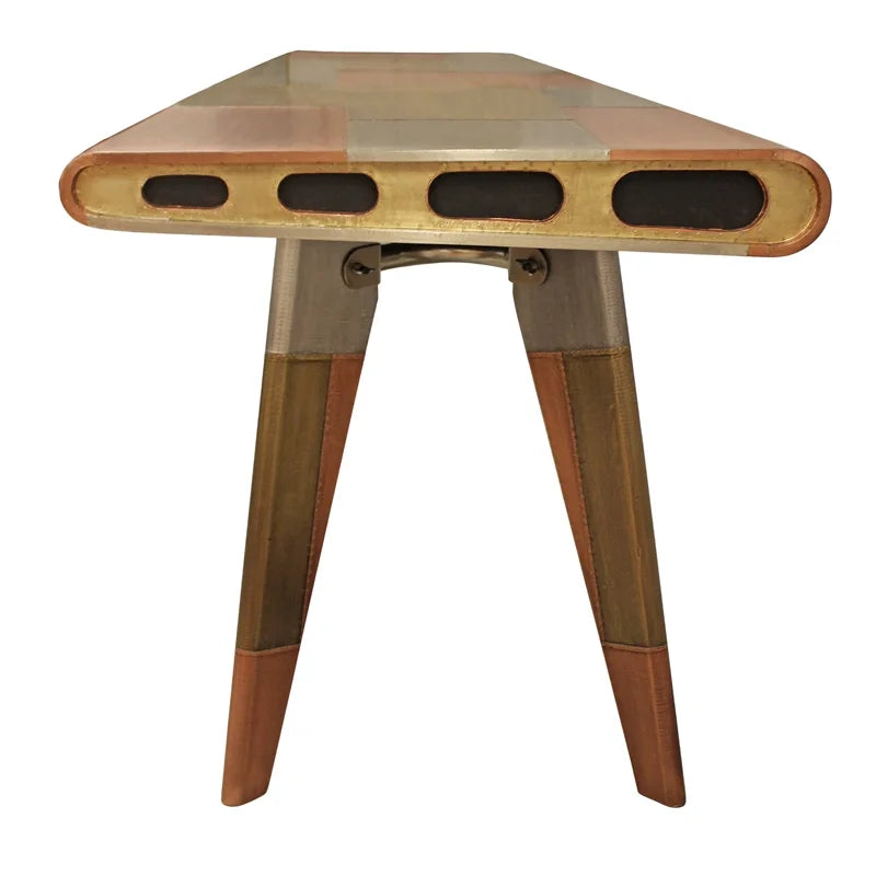 Metal Cladded Writing Desk D323197