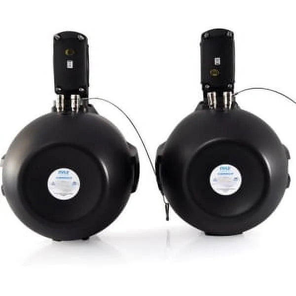 6.5 Inch 200 Watt Marine Dual Tower Wakeboard Speakers, Black B149