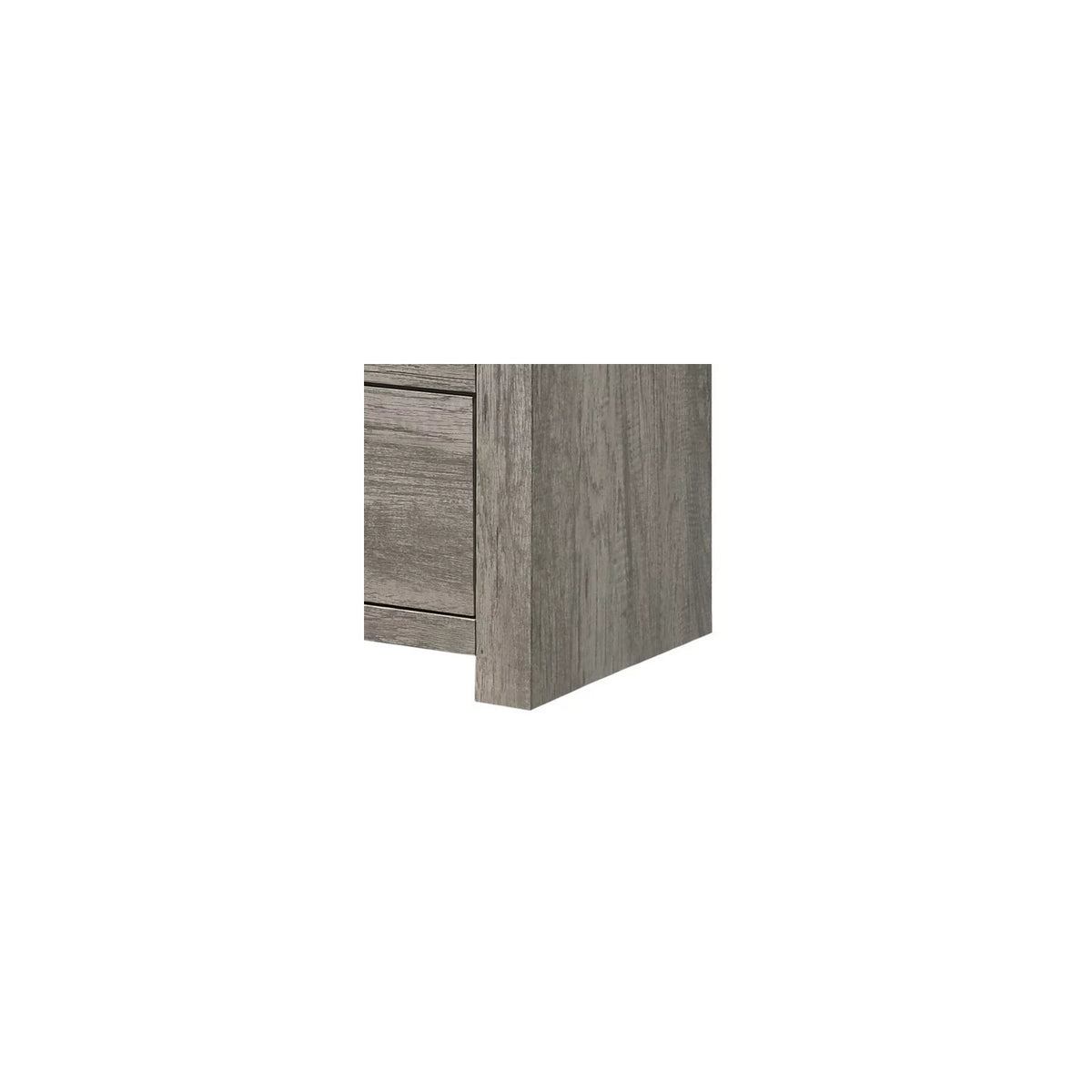 Gray Wooden Dresser with Bar Handles N262