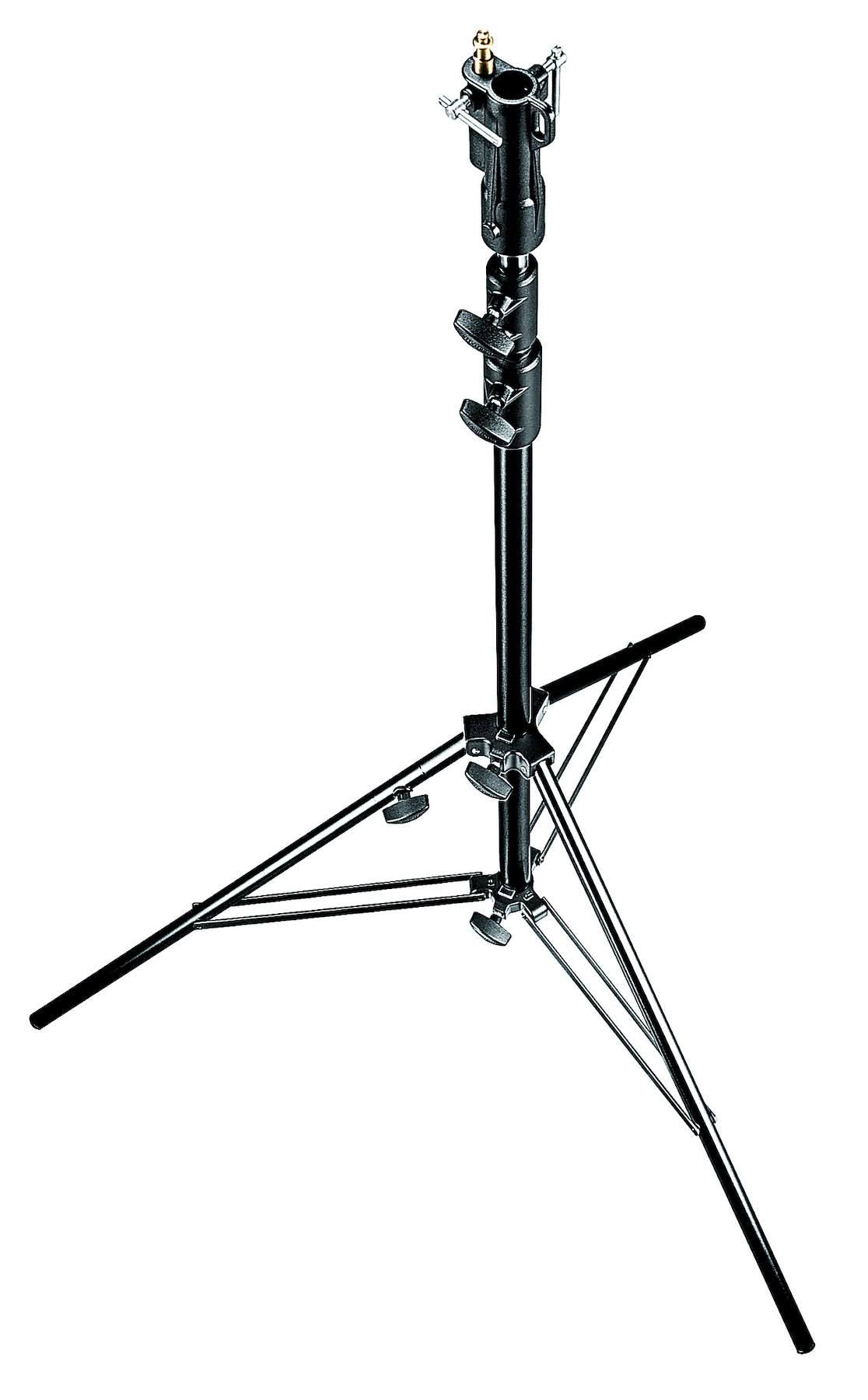 3 Section Aluminum Stand with Leveling Leg Black Y36824