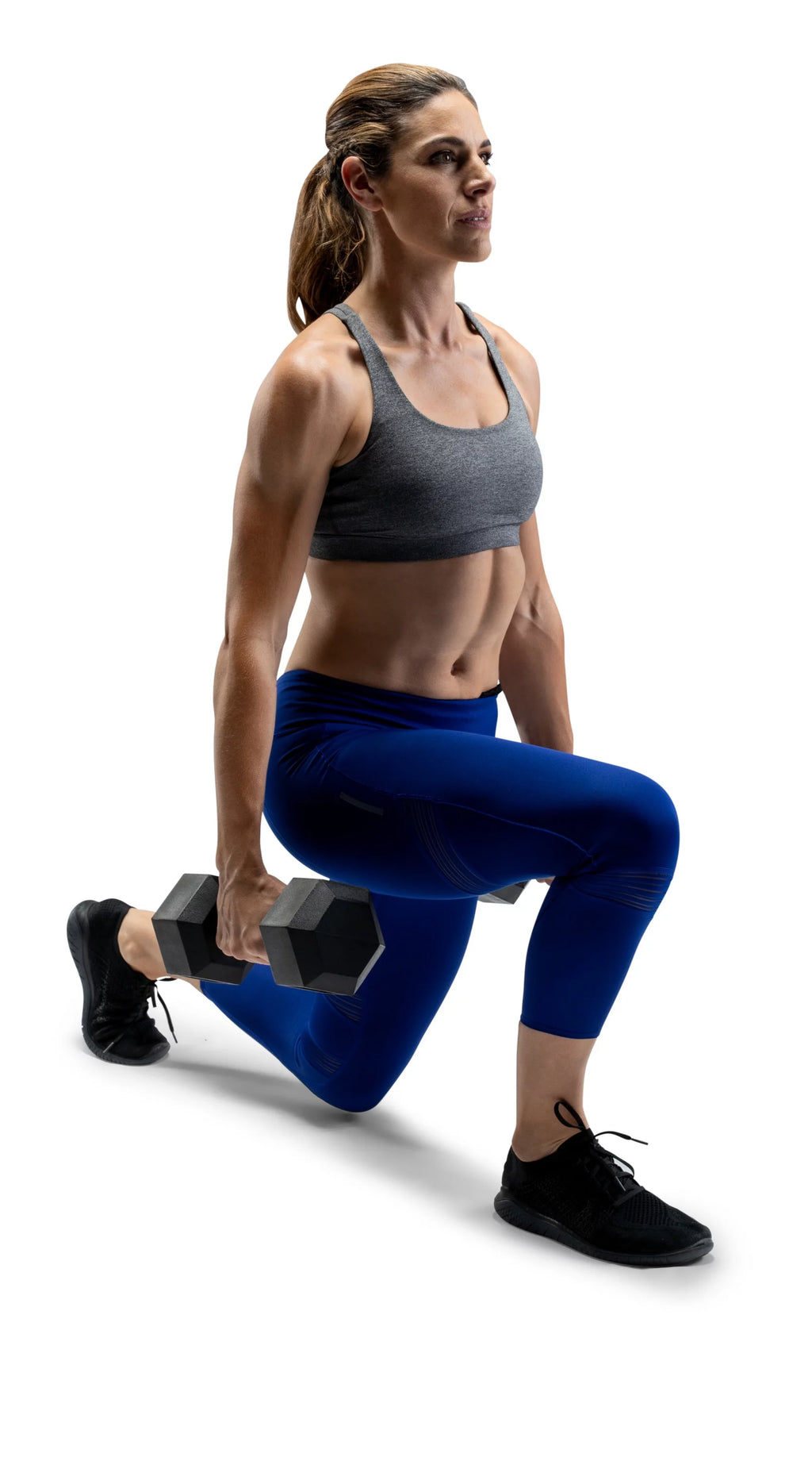 Rubber Hex Dumbbell 45 lbs O70147