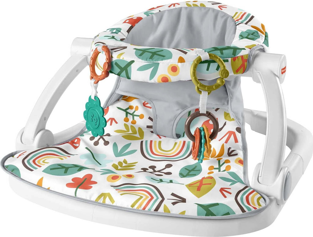 Portable Infant Floor Seat with 2 Toys X387437
