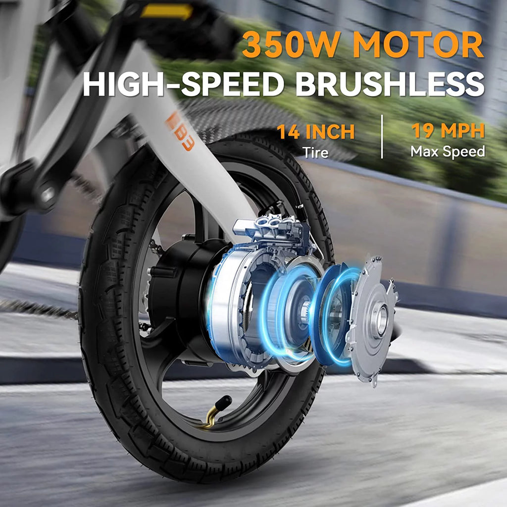 14 Folding Electric Bike with 350W Motor A8133