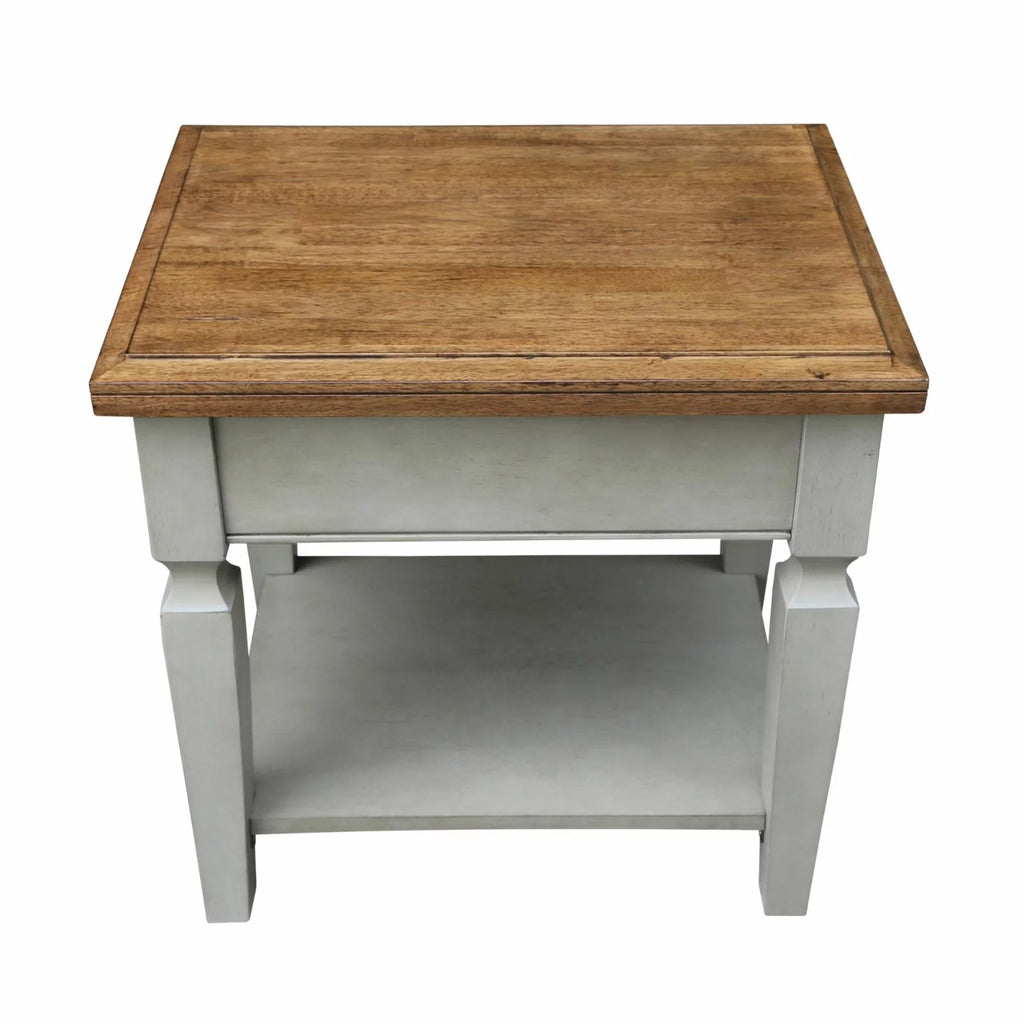End Table Distressed Hickory Stone Finish G532804
