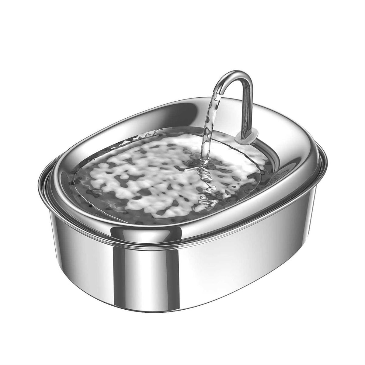 2.5L Stainless Steel Pet Fountain U8574