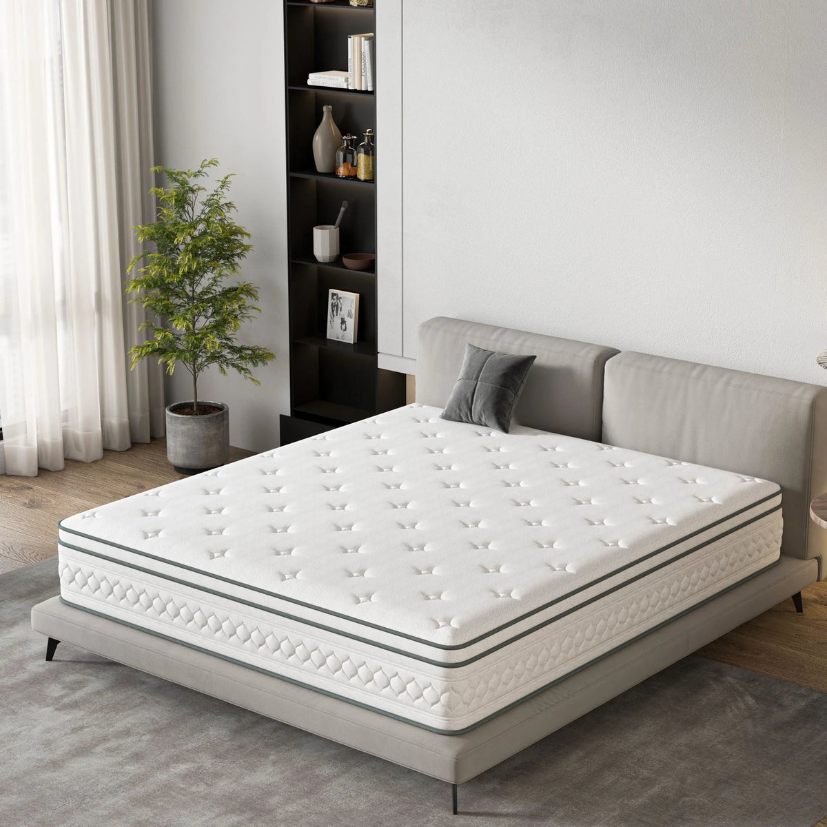12 Inch Medium Firm Memory Foam Hybrid Mattress A50014
