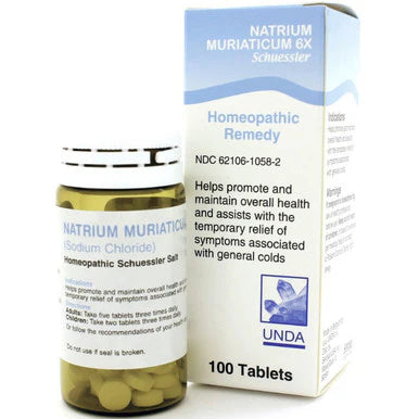 Natrium Muriaticum 6X 100 Tablets I8179