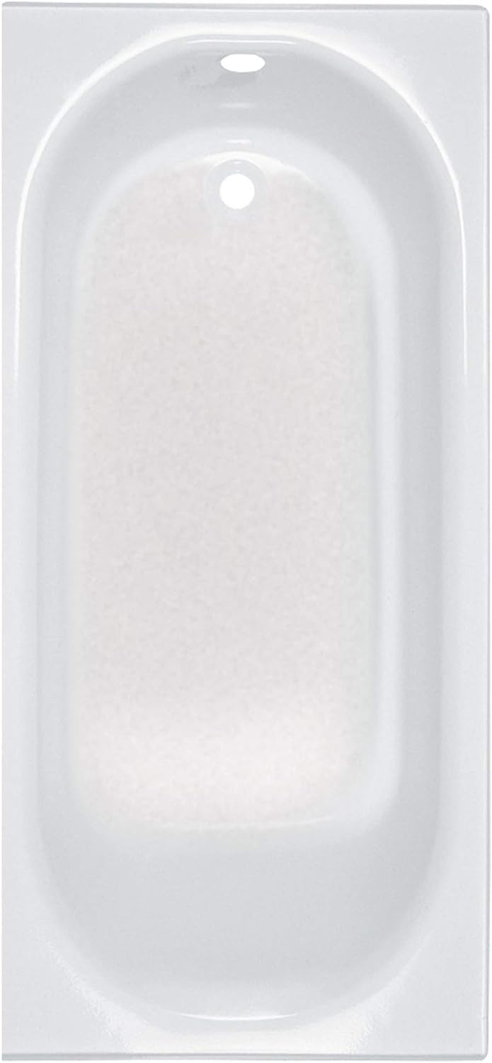 60 in. x 30 in. Americast Bathtub with Left Drain and Built-In Overflow N567008