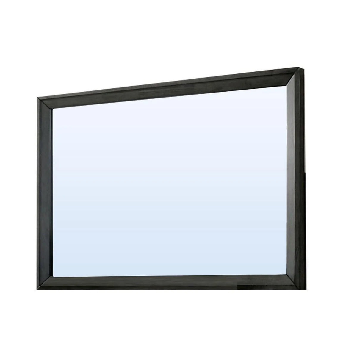 45 Inch Rectangular Wooden Frame Contemporary Mirror A24543