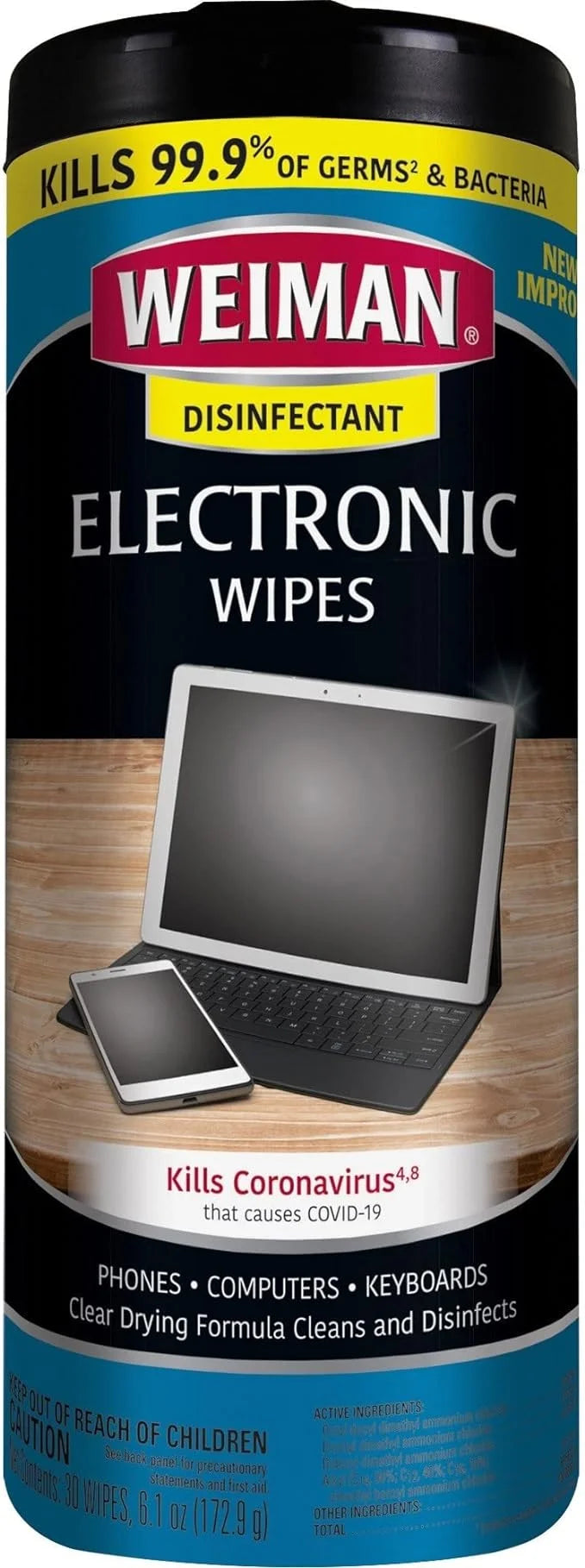 Electronic Cleaning Wipes, 30 Count C9175