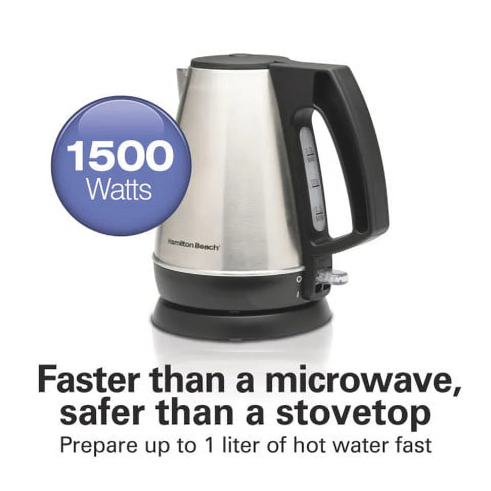 1 Liter Stainless Steel Electric Kettle N970174