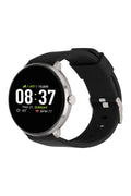 Silver Tone Black Smartwatch Q93929