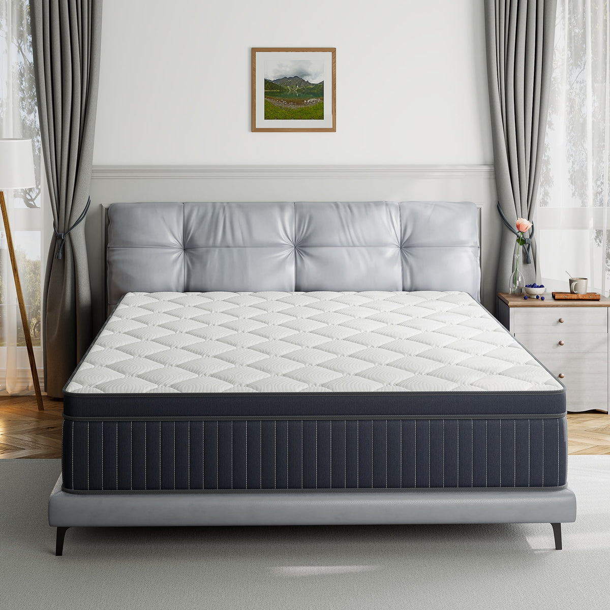 12 Inch Medium Firm Memory Foam Hybrid Mattress A50014