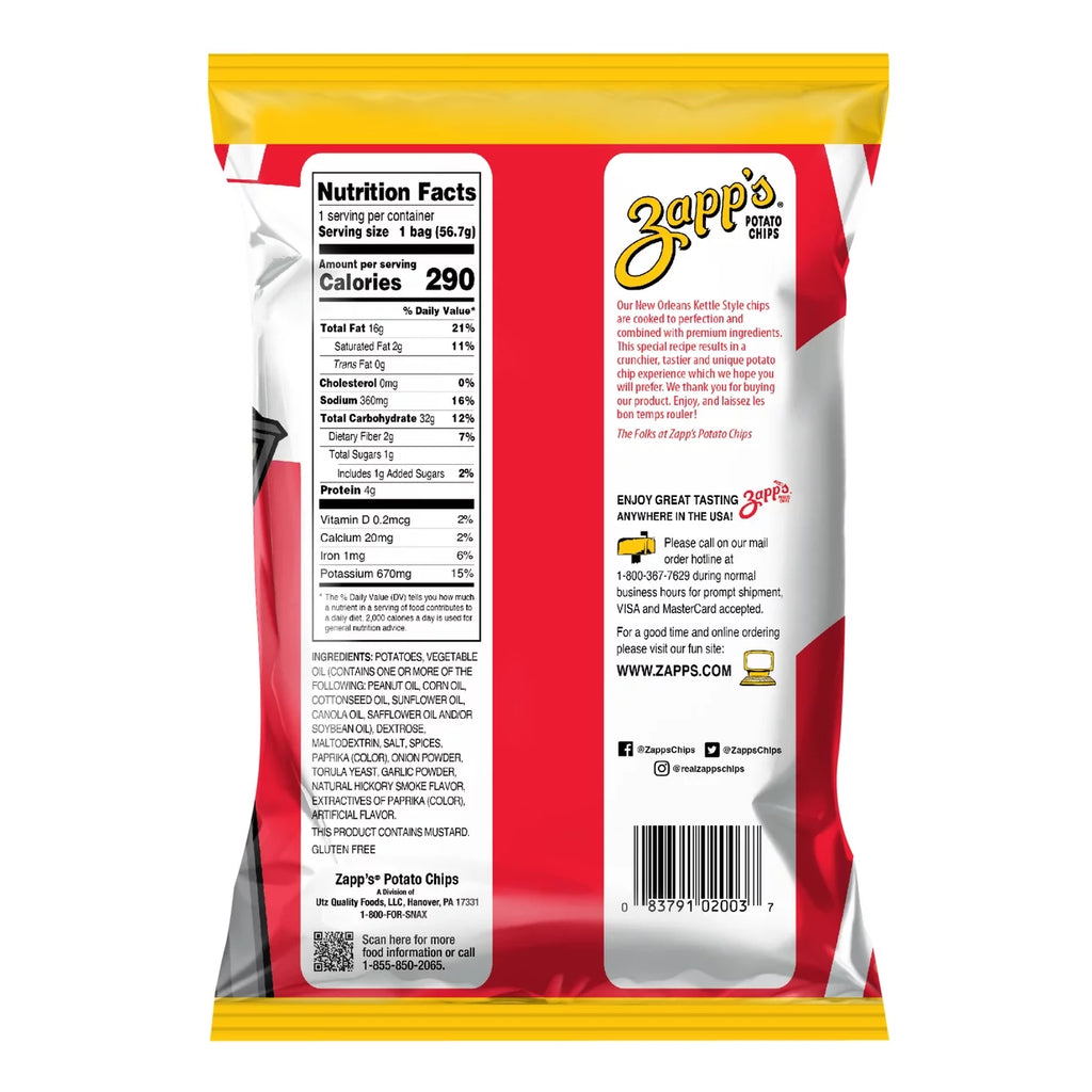 2oz Kettle Potato Chips 25ct Pack T1421