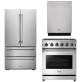 30 Propane Gas Range, Refrigerator, Dishwasher G55488