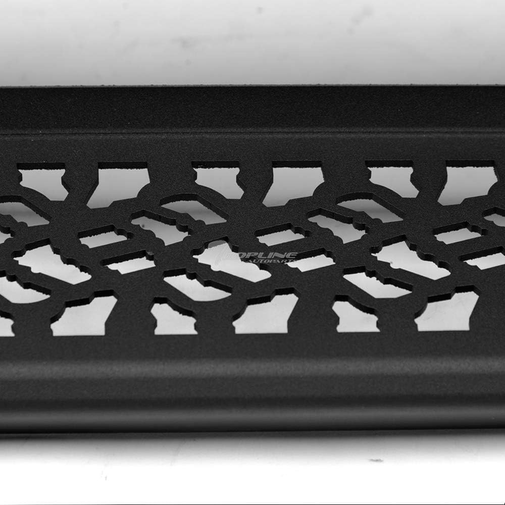Matte Black Aluminum Hoop Drop Step Side Nerf Bars Running Boards E7016
